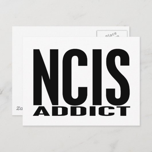 NCIS Addict Postkarte (Vorne/Hinten)