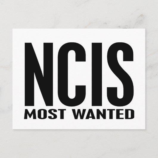 NCIS am meisten Gewollt Postkarte (Vorderseite)