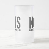 NCIS gewollt Mattglas Bierglas (Mittel)