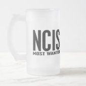 NCIS gewollt Mattglas Bierglas (Links)