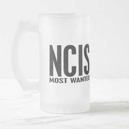 NCIS gewollt Mattglas Bierglas (Links)