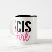 NCIS Mädchen 4 Zweifarbige Tasse (Vorderseite Links)