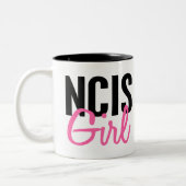 NCIS Mädchen 4 Zweifarbige Tasse (Links)