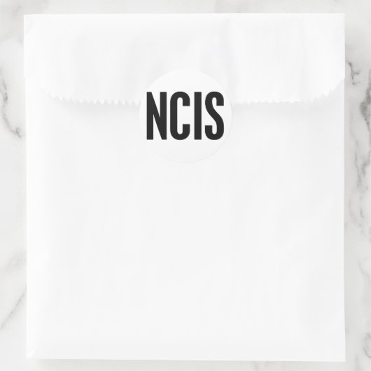 NCIS RUNDER AUFKLEBER (Tasche)