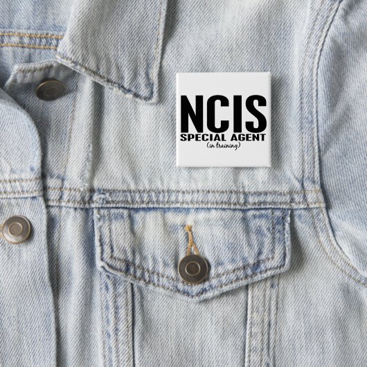 NCIS spezieller Agent in Training 1 Button (Beispiel)