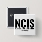 NCIS spezieller Agent in Training 1 Button (Vorne & Hinten)
