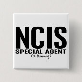 NCIS spezieller Agent in Training 1 Button (Vorderseite)