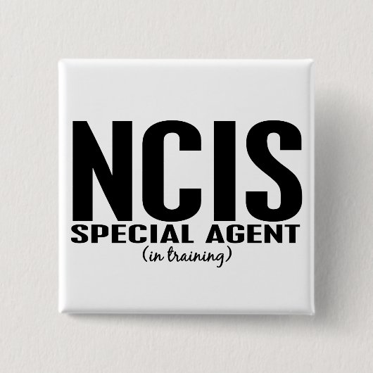 NCIS spezieller Agent in Training 1 Button (Vorderseite)