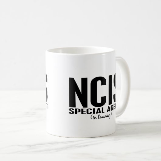 NCIS spezieller Agent in Training 1 Kaffeetasse (VorderseiteRechts)
