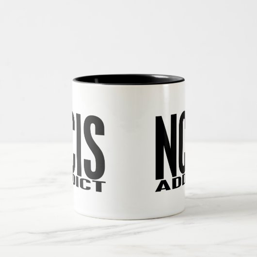 NCIS Süchtiger Zweifarbige Tasse (Mittel)
