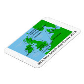 NCL Star British Isles Cruise 2015 Magnet (Linke Seite)