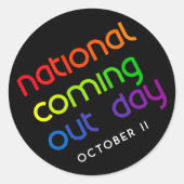 NCOD-Aufsticker Runder Aufkleber (Vorderseite)