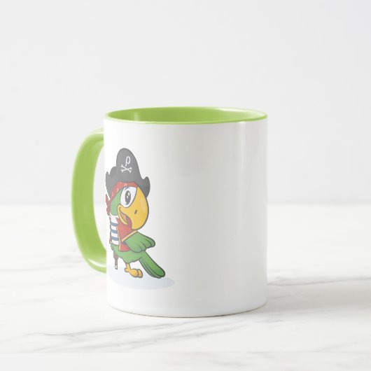 nCoder Papageien-Tasse Tasse (Vorderseite Links)