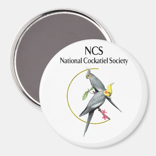 NCS Grosses 5-Zoll-Rundmagnet Magnet (Vorderseite/Rückseite)