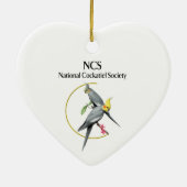 NCS Herz-Verzierung Keramik Ornament (Hinten)