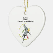 NCS Herz-Verzierung Keramik Ornament (Links)