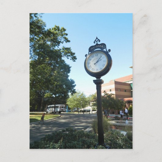 NCSSM, Bryan Clock Postkarte (Vorderseite)