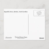 NCSSM, Reynolds Dorm, Durham, North Carolina Postkarte (Rückseite)