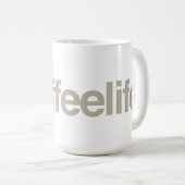 Nd für ES - #coffeelife Kaffee-Tasse Kaffeetasse (VorderseiteRechts)