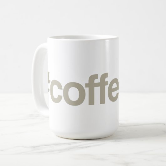 Nd für ES - #coffeelife Kaffee-Tasse Kaffeetasse (Vorderseite Links)
