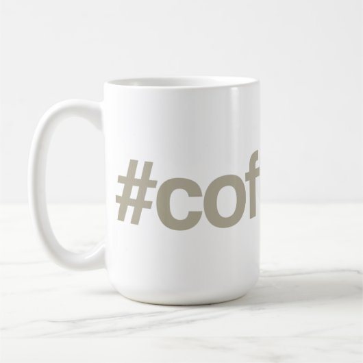 Nd für ES - #coffeelife Kaffee-Tasse Kaffeetasse (Links)