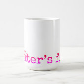 Nd für ES - Ombré der BRENNSTOFF DES VERFASSERS Kaffeetasse (Mittel)