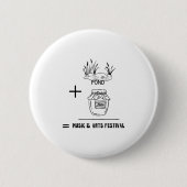Nd Jam Rad City Michigan Michigander Music Arts Fe Button (Vorderseite)