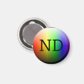 ND (NeuroDiverse) Magnet (Vorderseite/Rückseite)