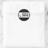 ND-Verstärkerplatte Runder Aufkleber (Tasche)