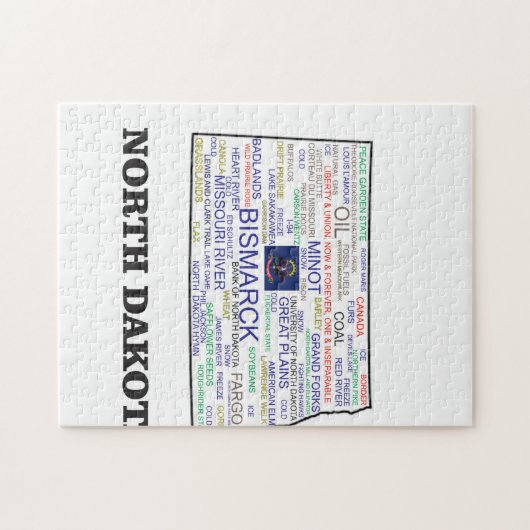 ND-WORT-STAAT PUZZLE (Horizontal)