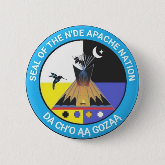 N'de Apache Nation Button (Vorderseite)