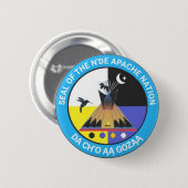 N'de Apache Nation Button (Vorne & Hinten)