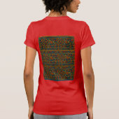 Ndebele Afrikanisches Muster T-Shirt (Rückseite)