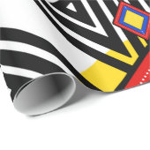 Ndebele Geschenkpapier (Rolleneckpunkt)