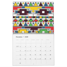 Ndebele Patterns: Ein Jahr lebendiger Tradition Kalender