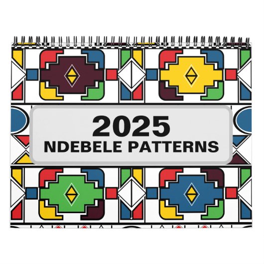 Ndebele Patterns: Ein Jahr lebendiger Tradition Kalender (Titelbild)