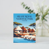 Ndlovu Camp Eswatini Postkarte (Stehend Vorderseite)