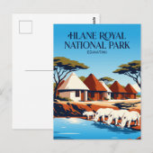 Ndlovu Camp Eswatini Postkarte (Vorne/Hinten)