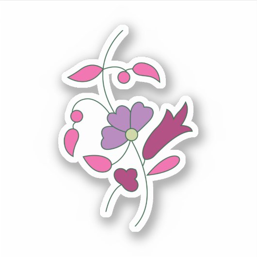 Ndrmc Style, Soft Lila, Jazzberry Jam Aufkleber (Vorderseite)