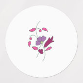 Ndrmc Style, Soft Lila, Jazzberry Jam Etiketten (Design 2)