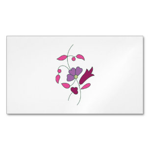 Ndrmc Style, Soft Lila, Jazzberry Jam Magnetische Visitenkarte