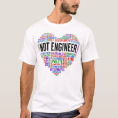 Ndt Engineer Herz T-Shirt (Vorderseite)