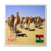 NE007 NIGER, Oasis Bilma, Fliese (Vorderseite)