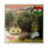NE008 NIGER, Oasis Bilma, Fliese (Vorderseite)