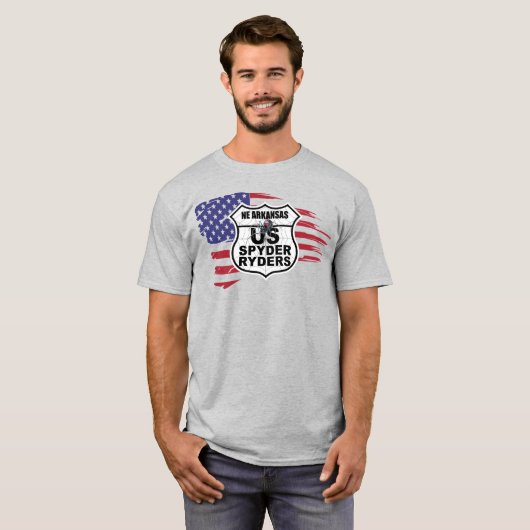 NE Arkansas Chapter - Tattered Flag T-Shirt (Vorne ganz)