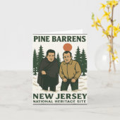 Ne Barrens New Jersey Graphic Design Karte (Gelbe Blume)