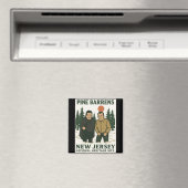 Ne Barrens New Jersey Graphic Design Magnet (In Situ (Geschirrspüler))