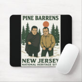 Ne Barrens New Jersey Graphic Design Mousepad (Mit Mouse)