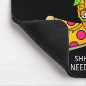 Ne Belongs On Zza Lover Funny Food Pun Mousepad (Ecke)