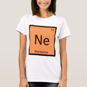 Ne - Nektarinen-Fruchtchemie Periodensystem T-Shirt